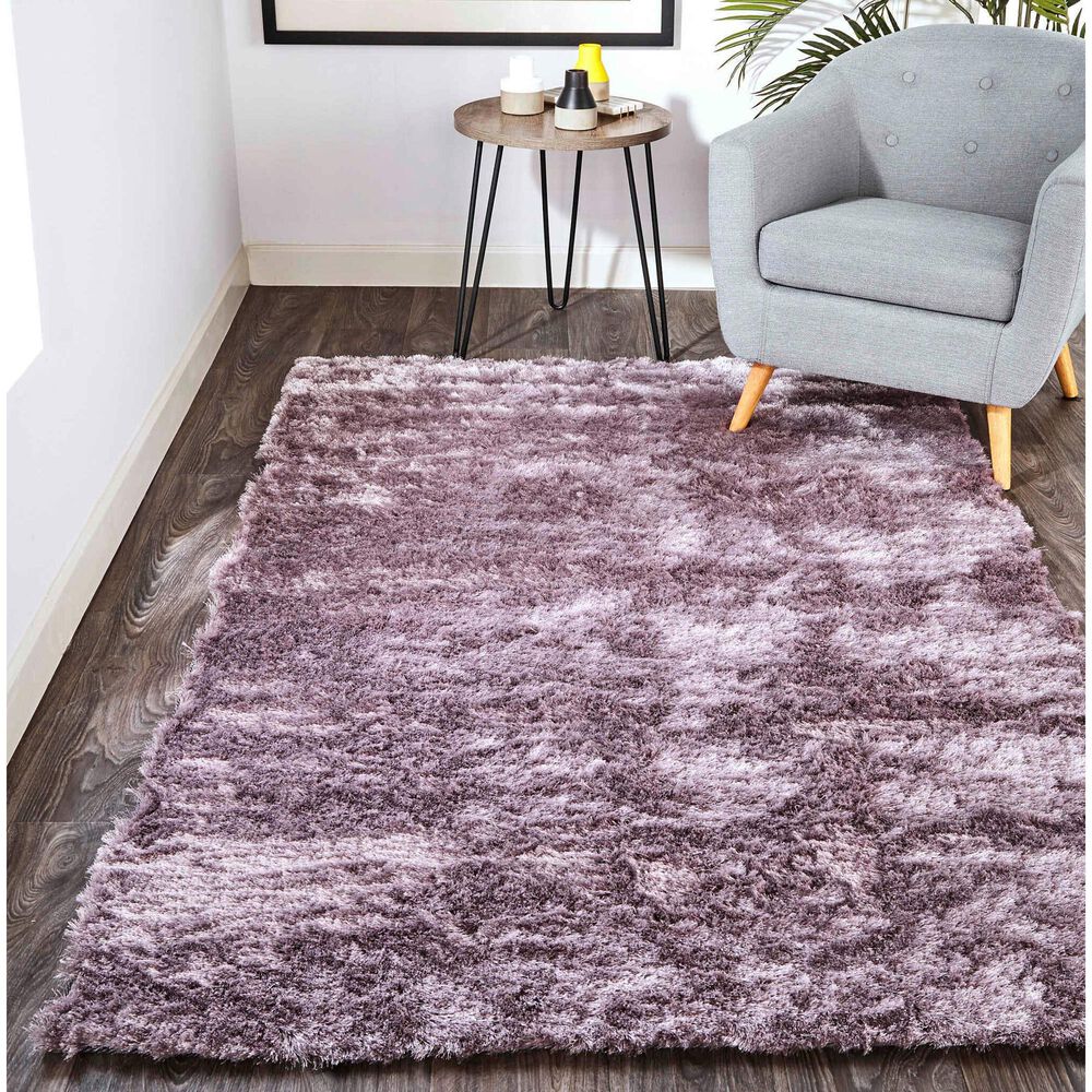 Feizy Rugs Indochine 3&#39;6&quot; x 5&#39;6&quot; Smoky and Amethyst Area Rug, , large