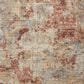 Loloi Gaia 6"6" x 9"10" Taupe and Brick Area Rug, , large