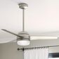 Hunter Midtown 48" Ceiling Fan with LED Lights in Matte Nickel, , large