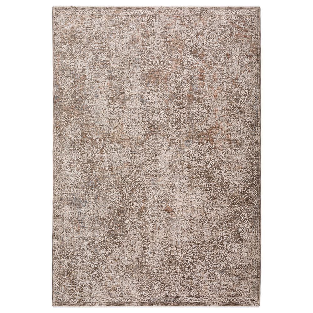 Dalyn Rug Company Vienna VI5 9" x 13"2" Chocolate Area Rug, , large