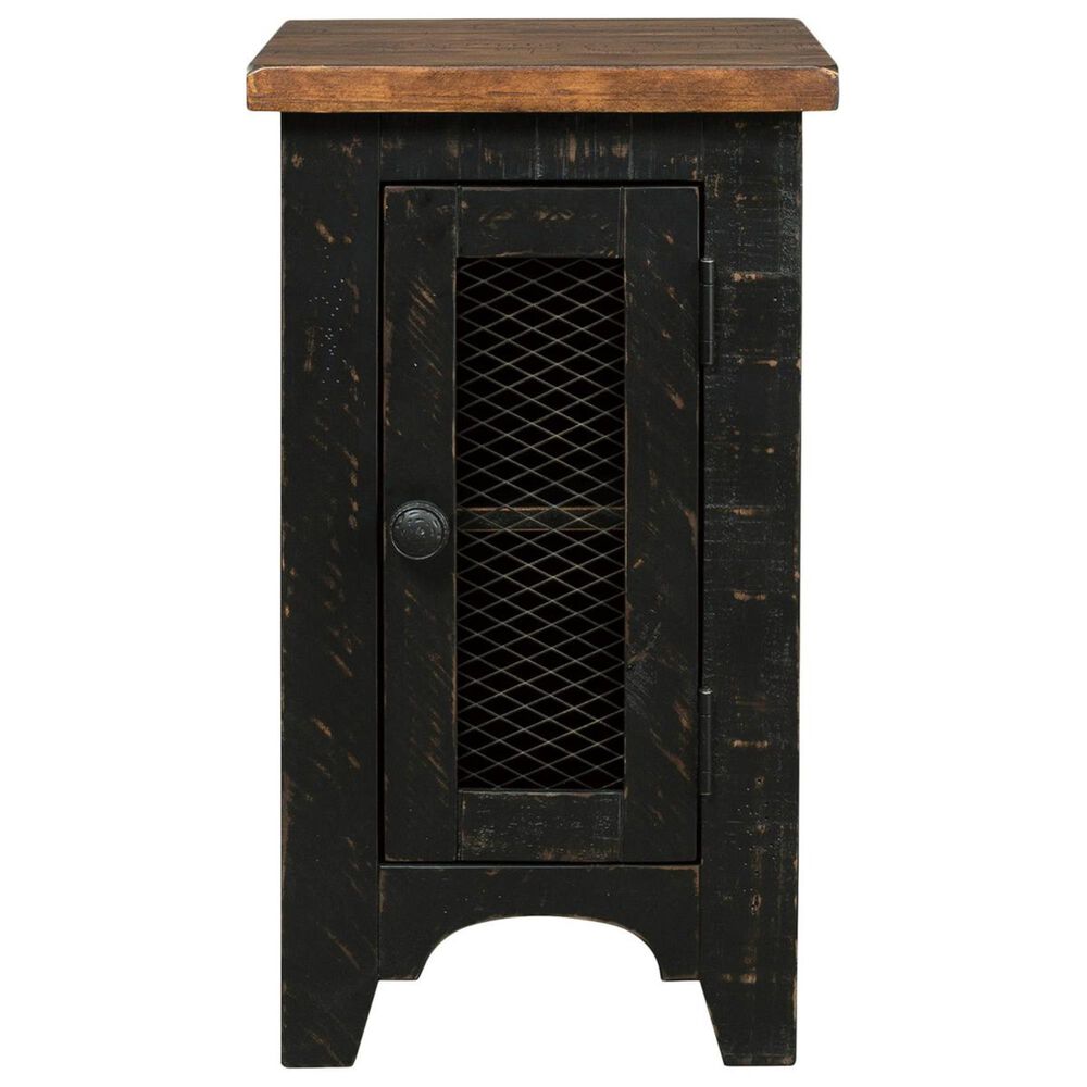 Signature Design by Ashley Valebeck Chair Side End Table in Black and Brown, , large