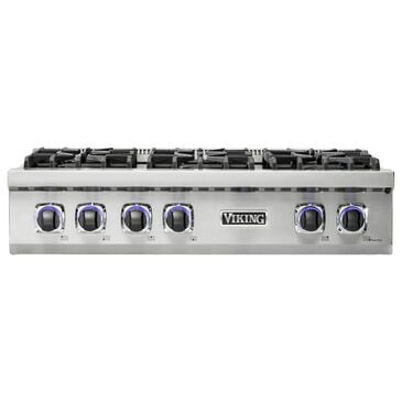 Viking Range 36" Natural Gas Rangetop with 6 Burners in Stainless Steel, , large