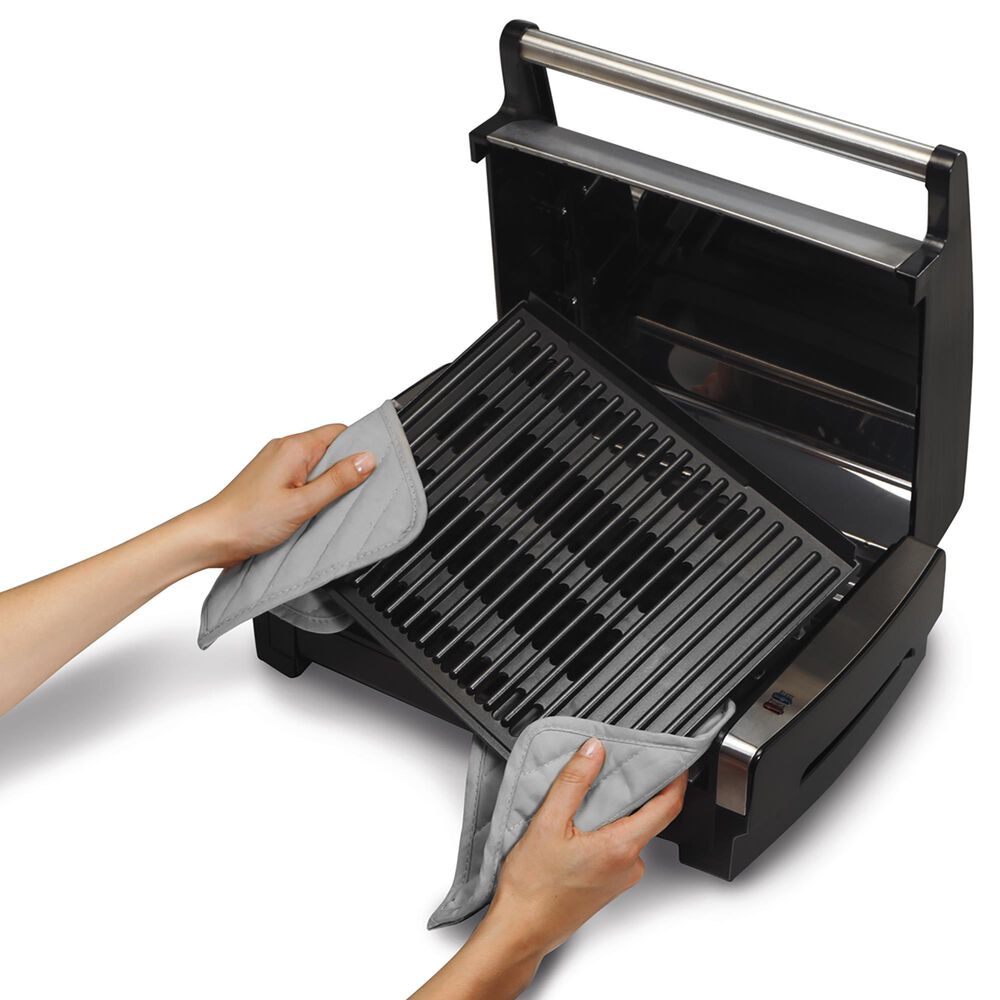 Hamilton Beach 1800-Watt Black Electric Grill in the Electric Grills  department at