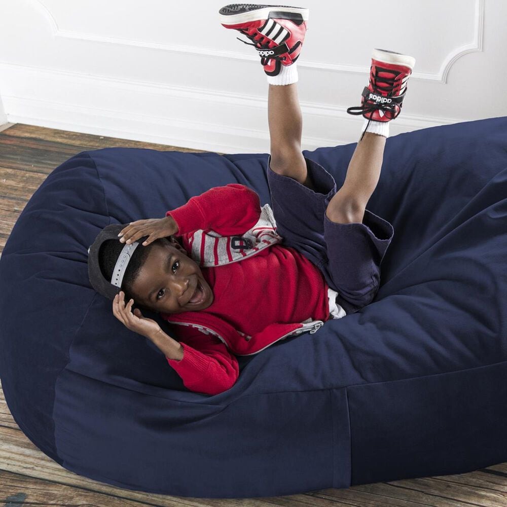 Jaxx 4" Lounger Bean Bag in Navy, , large