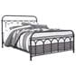 Signature Design by Ashley Nashburg Queen Metal Headboard/Footboard/Rails in Black, , large