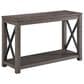 Crystal City Dexter Sofa Table in Driftwood, , large