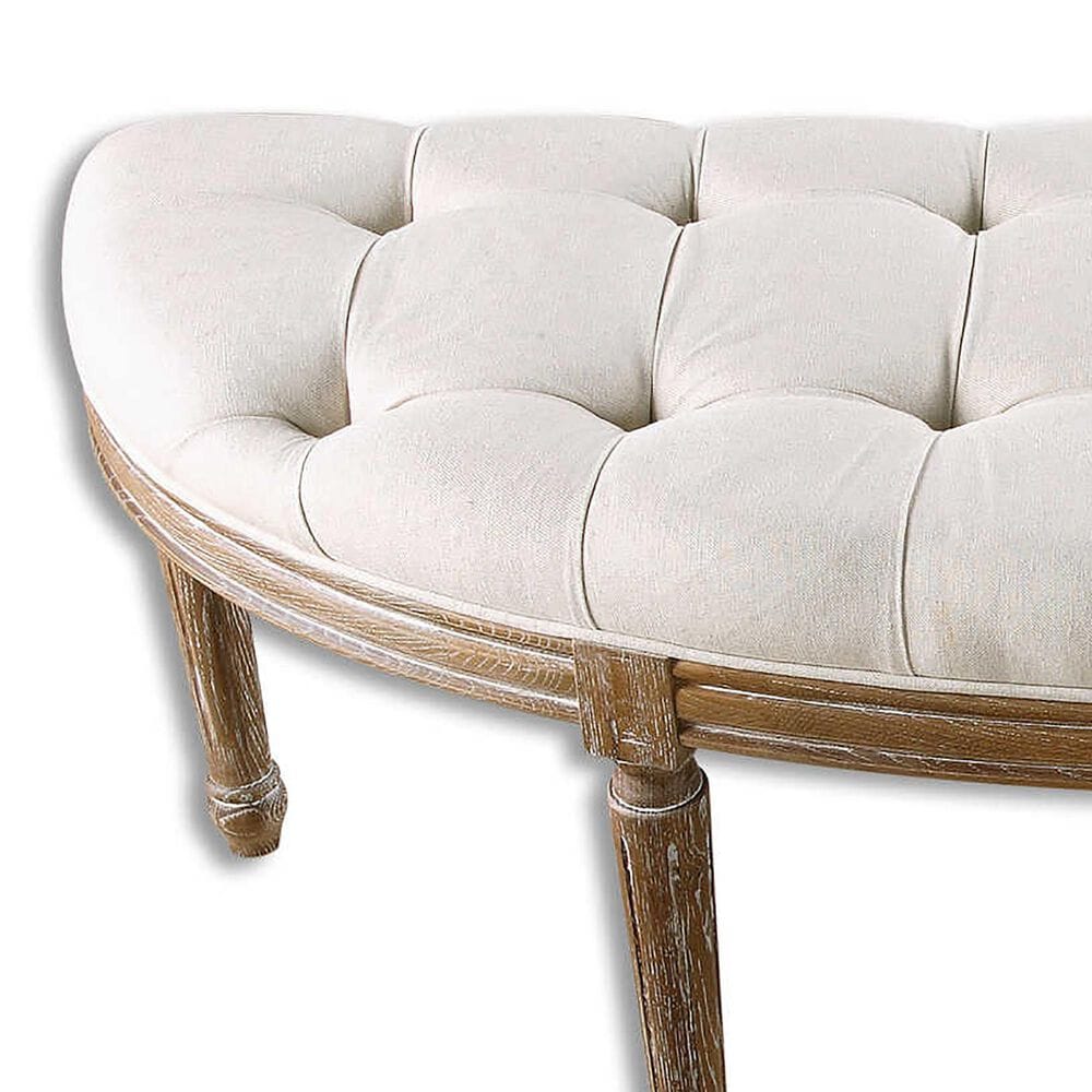Uttermost Leggett Bench with Tufted Seat, , large