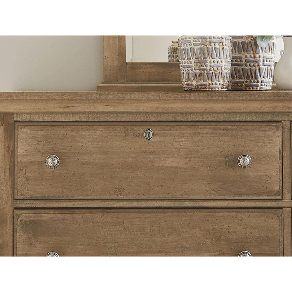 Viceray Collections Carlisle 5-Drawer Chest in Warm Natural, , large