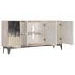 Hooker Furniture 3-Door TV Console in White and Grey, , large