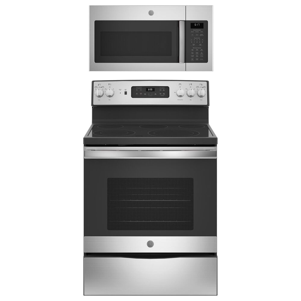 GE 30 Free-Standing Electric Convection Fingerprint Resistant Range Stainless Steel