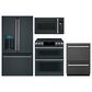 GECAF 4 Piece Kitchen Package in Black, , large