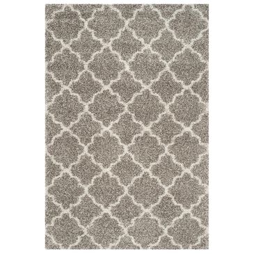 Safavieh Hudson Shag SGH282B-6 6" x 9" Grey/Ivory Area Rug, , large