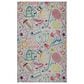 Karastan Prismatic 3"4" x 5" Cream and Pink Kids Area Rug, , large