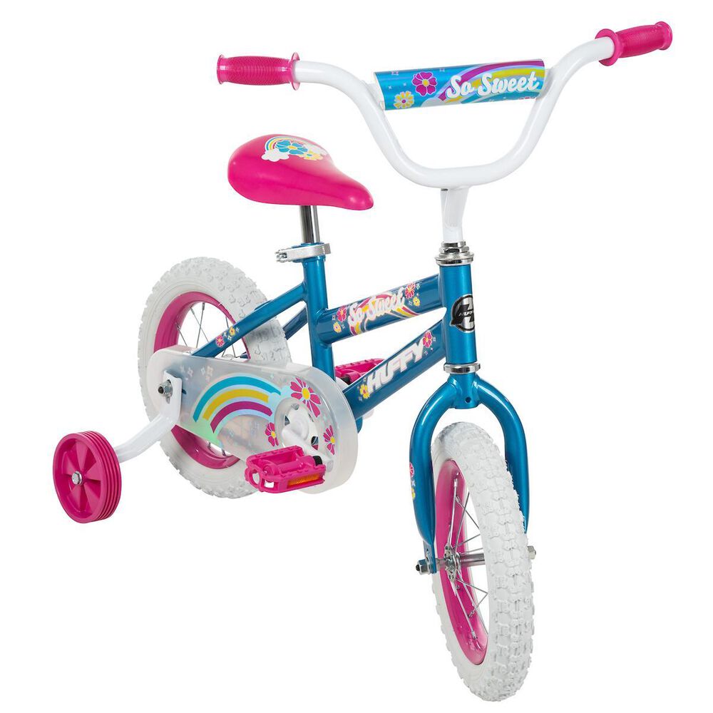 Huffy So Sweet 12&quot; Girls&#39; Bicycle in Blue, Pink and White, , large