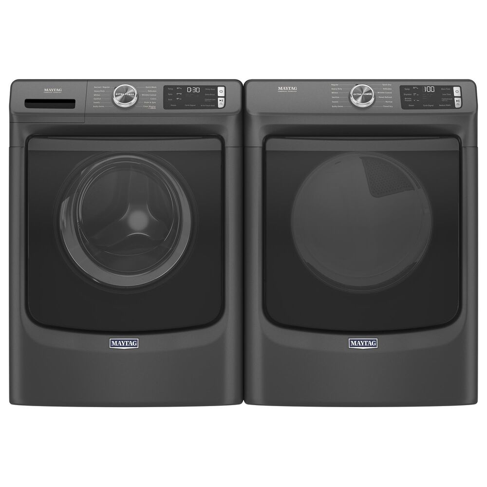 Maytag 4.8  Cu. Ft. Washer and 7.3 Cu. Ft. Gas Dryer in Black , , large