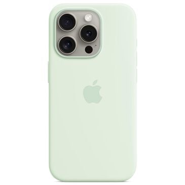 Apple Silicone Case with MagSafe for Apple iPhone 15 Pro Max in Soft Mint, , large