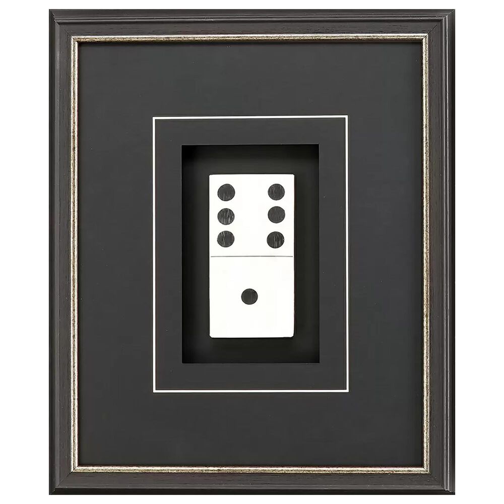 Paragon Dominoes 18&quot; x 15&quot; Wall Art in Black &#40;Set of 4&#41;, , large