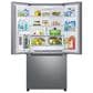 Samsung 24.5 Cu. Ft. 3-Door French Door Refrigerator with Beverage Center in Stainless Steel, , large