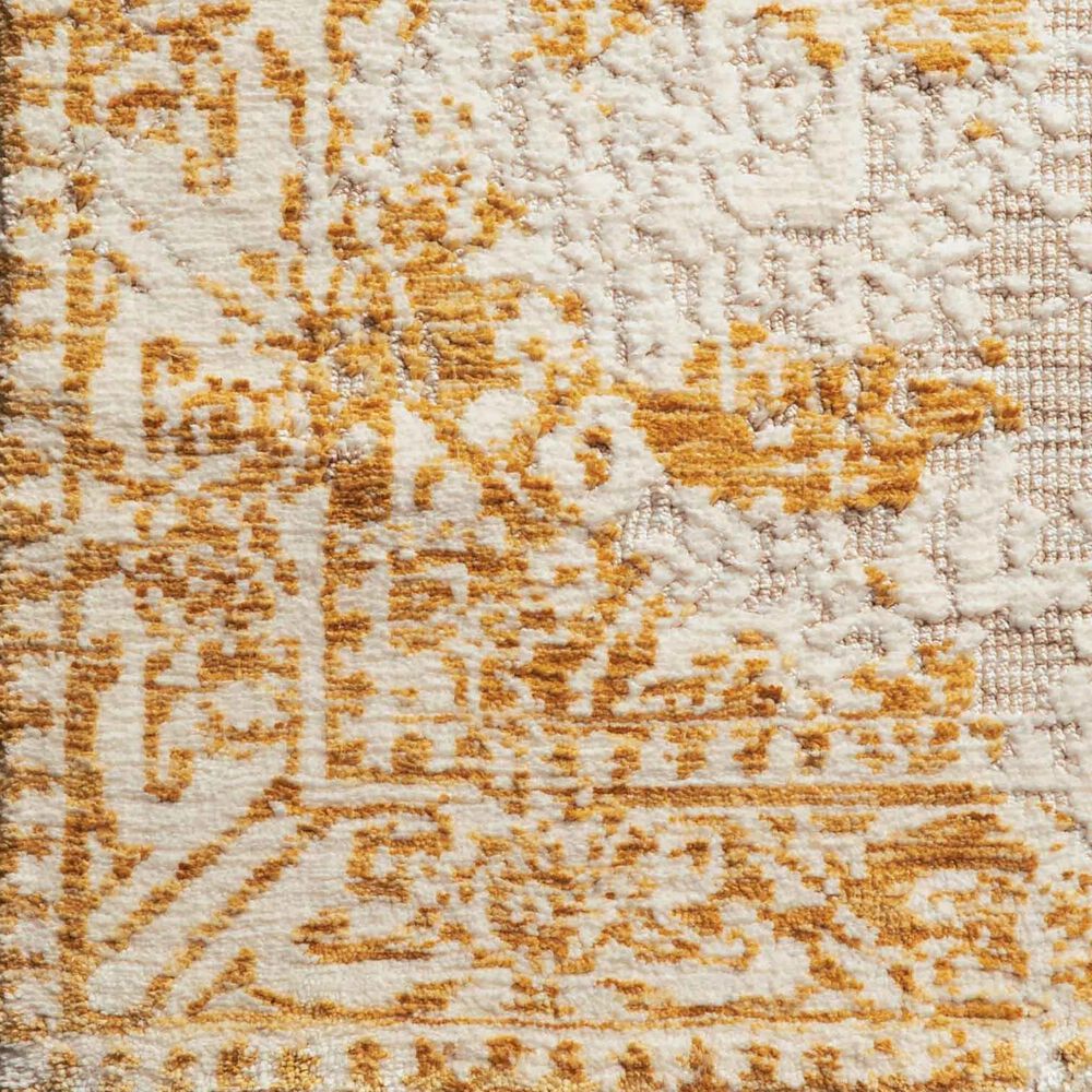 Magnolia Home Lindsay 2&#39;6&quot; x 7&#39;6&quot; Gold and Antique White Runner, , large