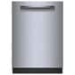 Bosch 500 Series 24" Smart Built-In Dishwasher with 3rd Rack in Stainless Steel, , large