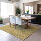 Dalyn Rug Company York 10" x 14" Gold Indoor/Outdoor Area Rug, , large