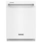 KitchenAid 24" Built-In Bar Handle Dishwasher with 39 Decibel in White, , large