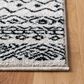 Safavieh Tulum TUL267 9" x 12" Ivory and Black Area Rug, , large