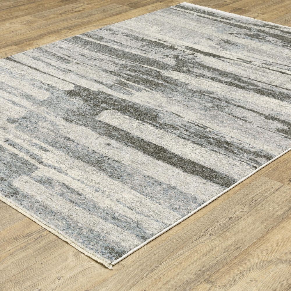 Oriental Weavers Hayden 3&#39;3&quot; x 5&#39; Grey and Ivory Area Rug, , large