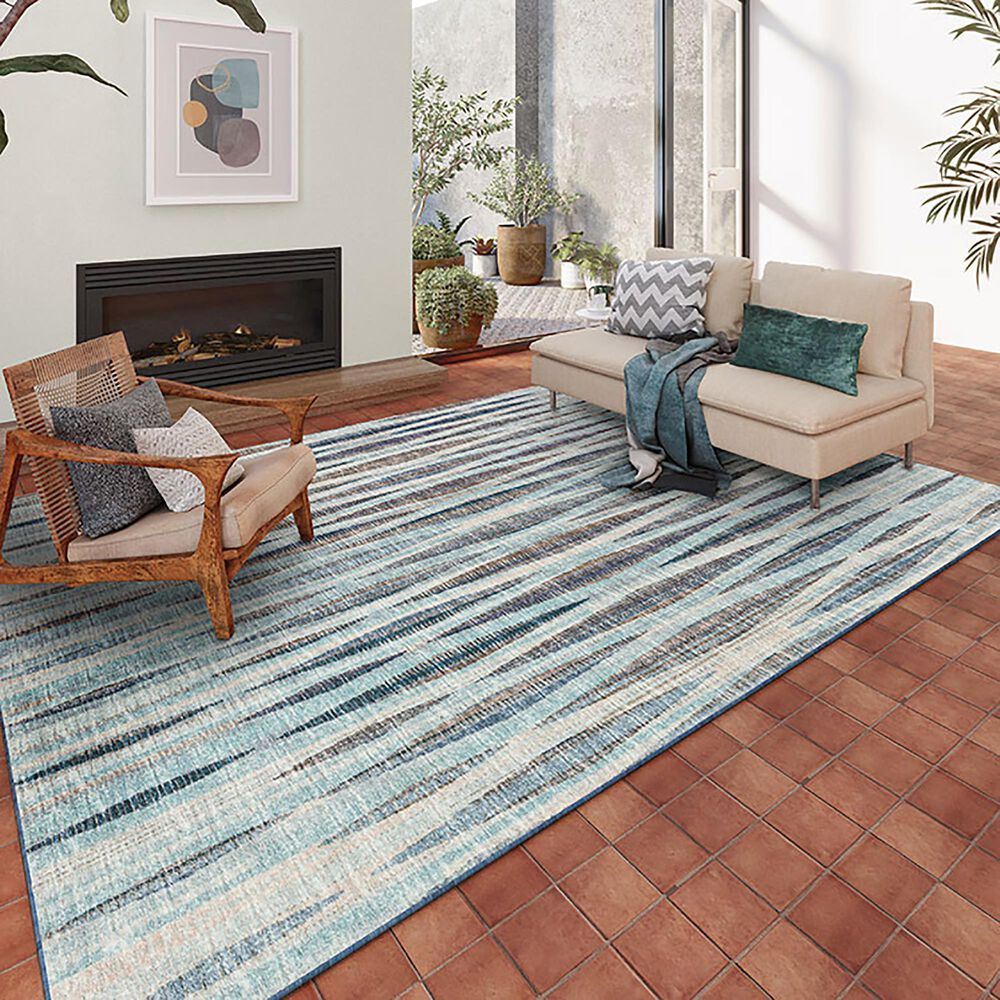 Dalyn Rug Company Amador 8&#39; x 10&#39; Mist Indoor/Outdoor Area Rug, , large