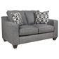 J Cooper USA Galaxy Stationary Loveseat in Cinder, , large