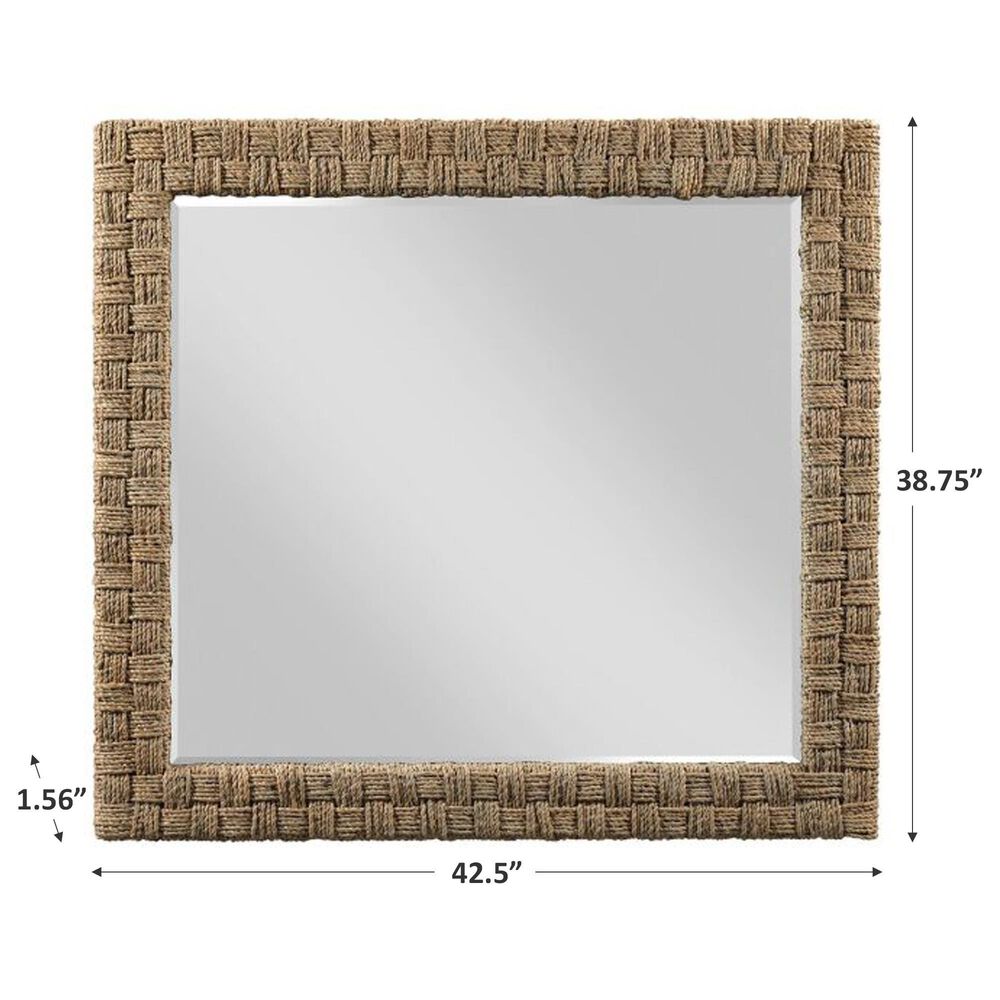 Kincaid Modern Forge Woven Bedroom Mirror, , large
