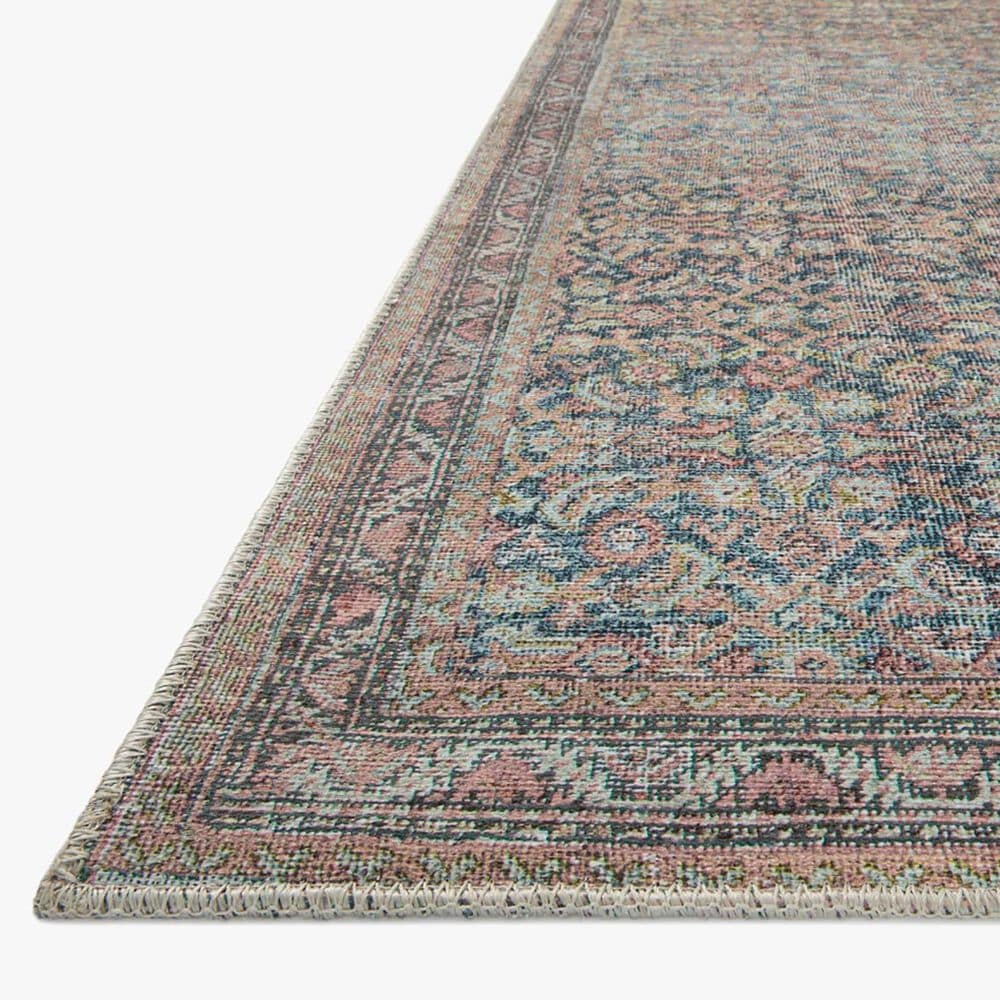 Loloi Adrian 2&#39;3&quot; x 3&#39;9&quot; Denim and Multicolor Area Rug, , large