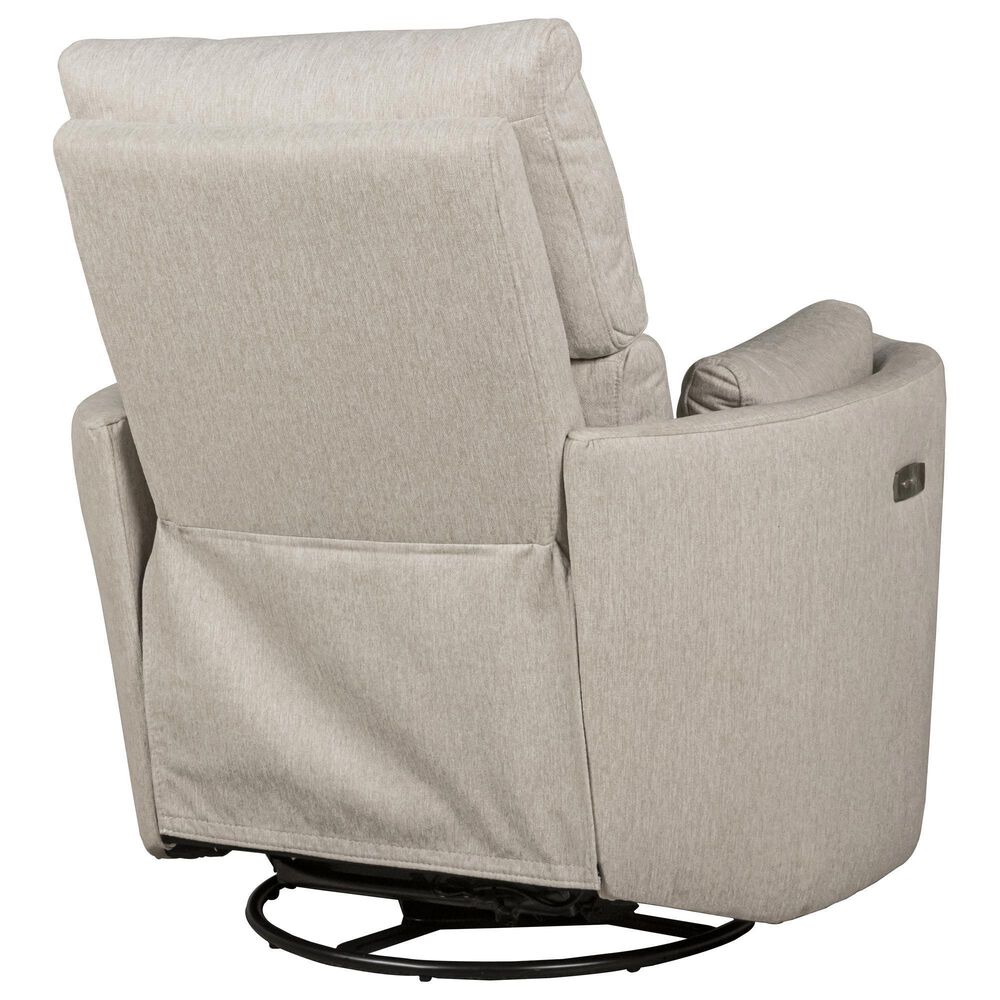 Eastern Shore Compass Power Swivel Glider with USB in Frost, , large