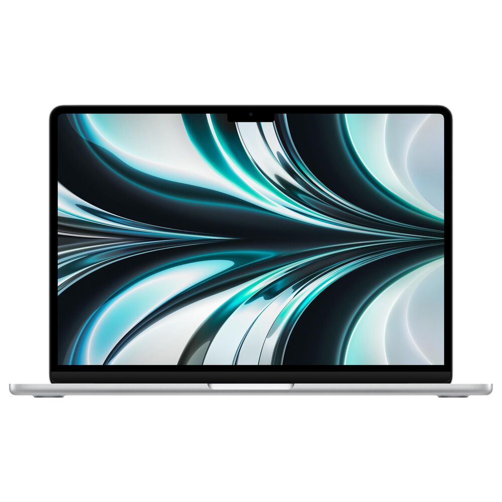 Apple 13.6" MacBook Air Laptop | Apple M2 - 8GB RAM - Apple M2 8-Core - 256GB SSD in Silver with 2-Year AppleCare+, , large