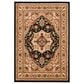 Safavieh Lyndhurst 6" x 9" Black and Beige Area Rug, , large