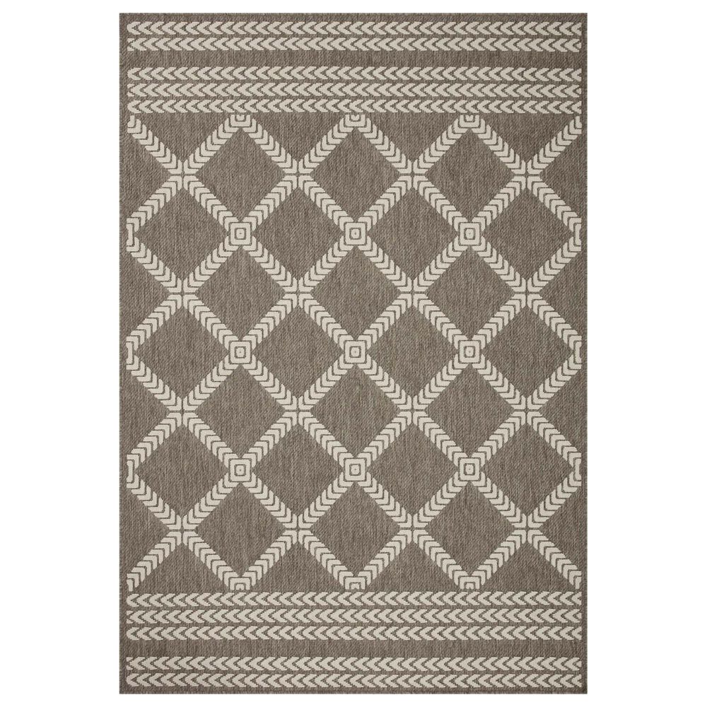 Loloi II Rainier RAI-05 2"2" x 3"9" Natural and Ivory Indoor/Outdoor Area Performance Rug, , large