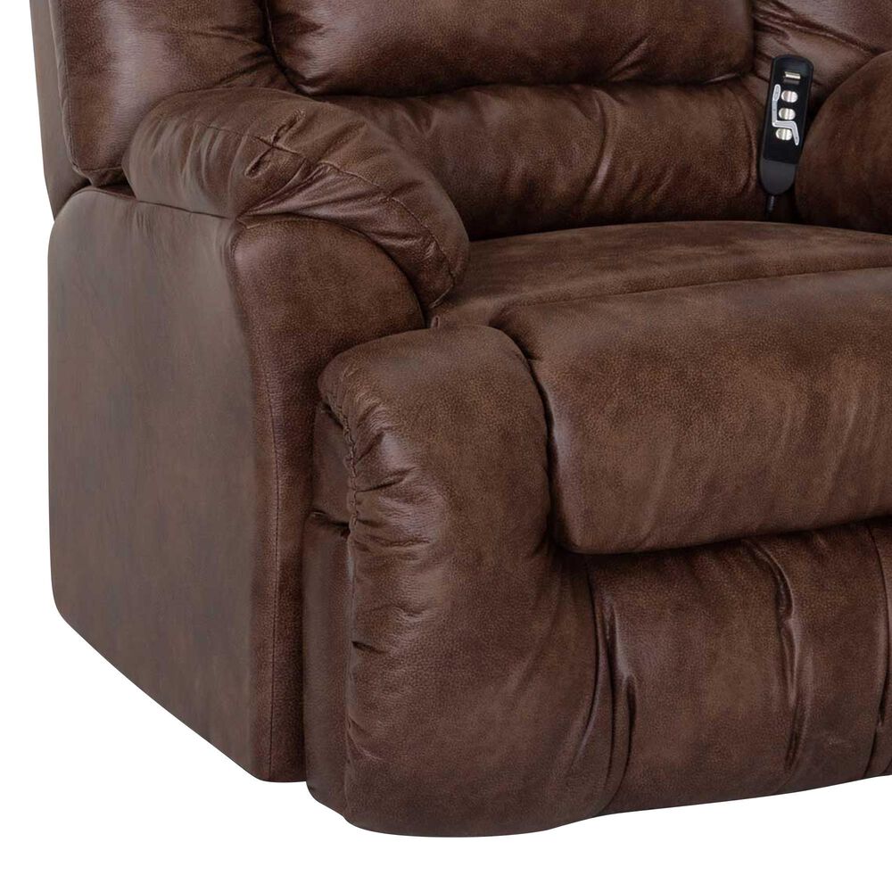 Moore Furniture Stockton Power Lift Recliner in Cash Tobacco, , large