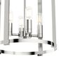 Hunter Astwood 16" 4-Light Chandelier in Polished Nickel, , large