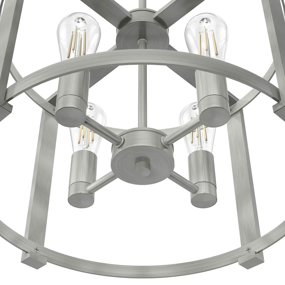 Hunter Astwood 18&quot; 4-Light Chandelier in Brushed Nickel, , large