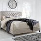 Signature Design by Ashley Jerary Queen Upholstered Bed in Light Gray, , large