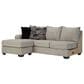 Signature Design by Ashley Megginson 3-Piece Left Facing U-Shaped Sectional with Sofa Chaise and Storage Ottoman in Storm, , large