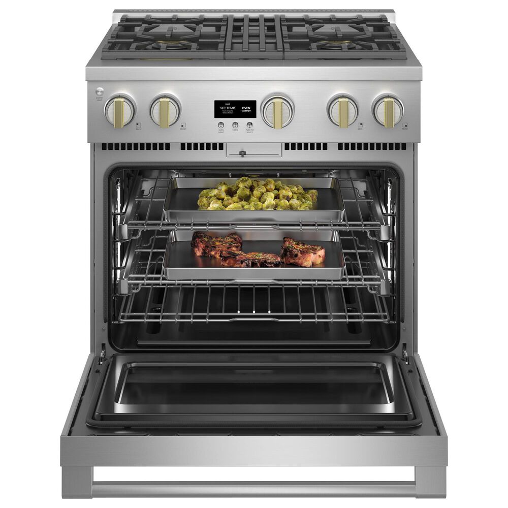 Monogram 30&quot; All Gas Professional Range with 4 Burners in Stainless Steel, , large