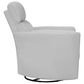 Simeon Collection Radius Manual Swivel Glider Recliner in Angora Linen, , large