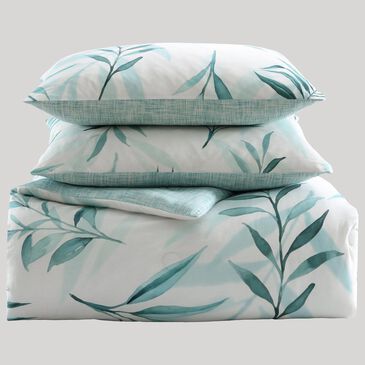 Bebajen Zako Tropical 5-Piece Queen Comforter Set in Teal Green, , large