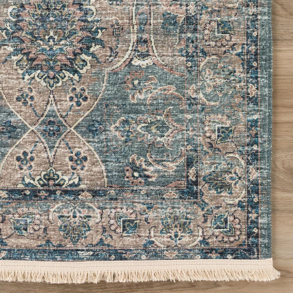 Dalyn Rug Company Marbella 2&#39;3&quot; x 7&#39;6&quot; Mineral Blue Runner, , large