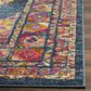 Safavieh Madison MAD133C 3" x 5" Blue and Fuchsia Area Rug, , large