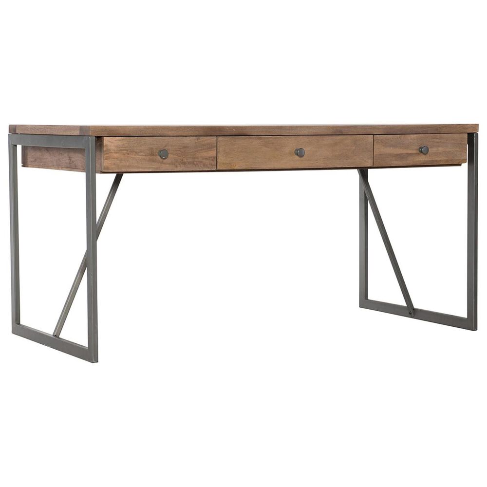 Hooker Furniture Writing Desk in Medium Wood and Gray, , large