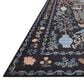 Rifle Paper Co. Menagerie MEN-03 2"3" x 5" Black Area Rug, , large