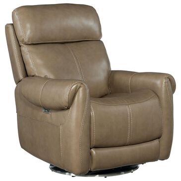 Hooker Furniture RC Sterling Swivel Power Recliner with Power Headrest in Pesaro Clay, , large