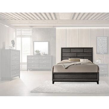 Claremont Akerson Queen Panel Bed in Grey, , large